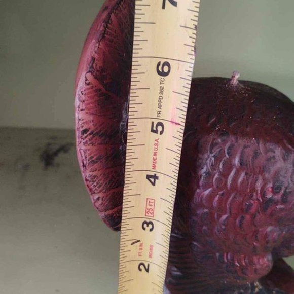 Vintage 7" Tall Turkey Candle - Picture 4 of 8